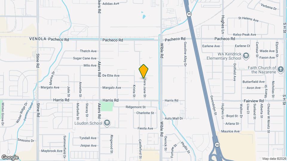 5407 Sara Jane St Map and Location Details