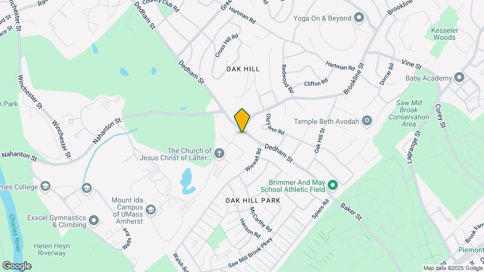793 Dedham St Map and Location Details