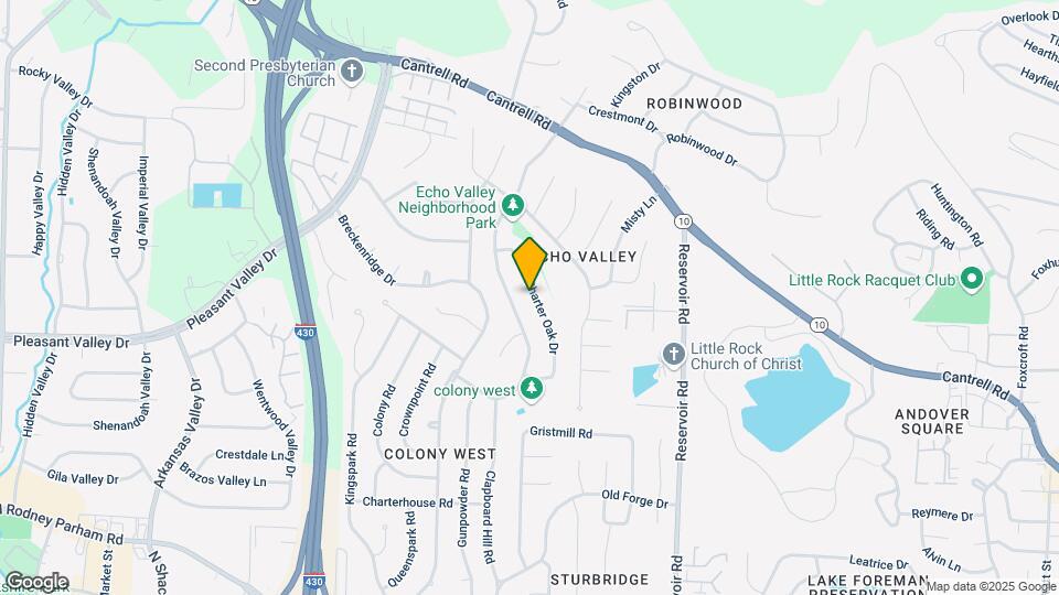 2910 Charter Oak Dr Map and Location Details