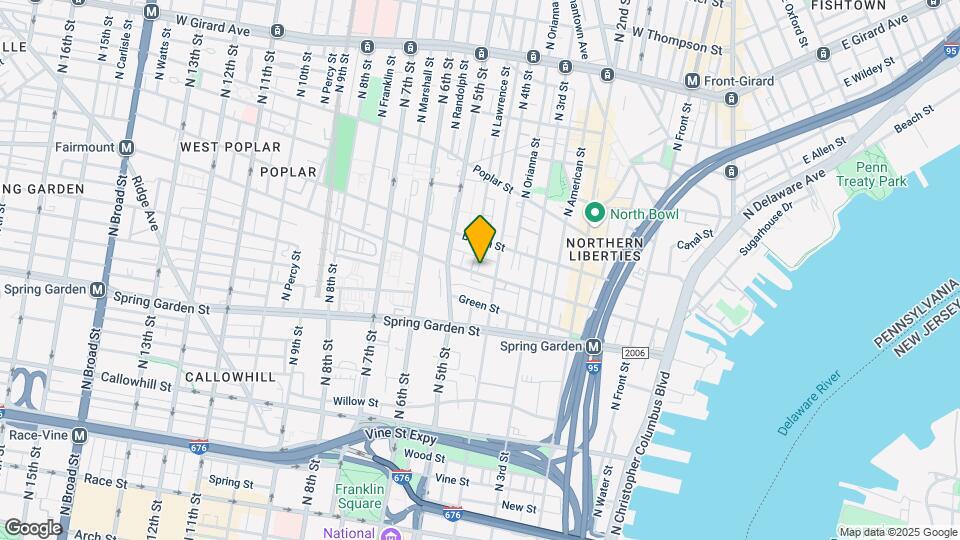 421 Fairmount Ave, Unit 2 Mapa y Detalles de la Ubicación