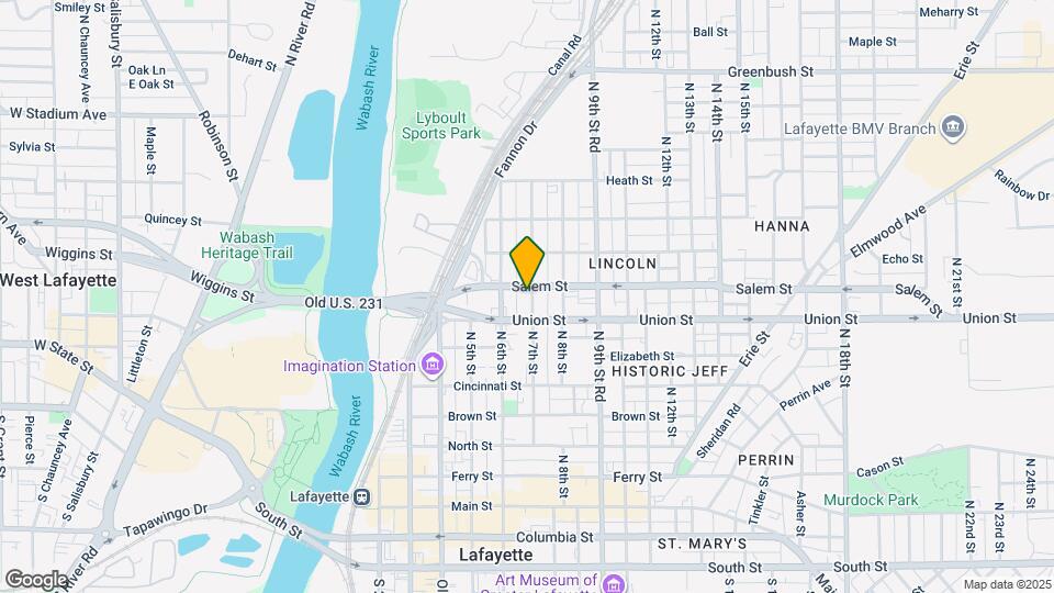 822 N 7th St Map and Location Details