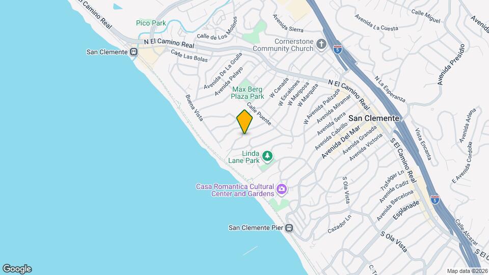 231 W Escalones Map and Location Details