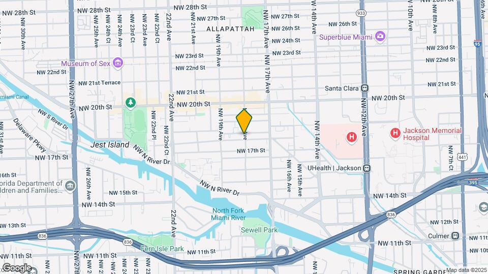 1800 NW 18th Terrace Map and Location Details