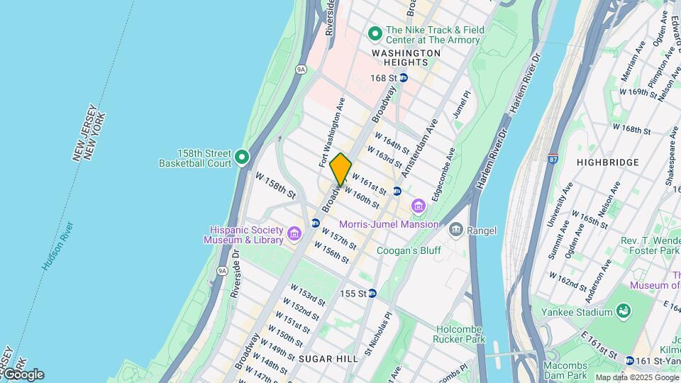 564 W 160th St Map and Location Details
