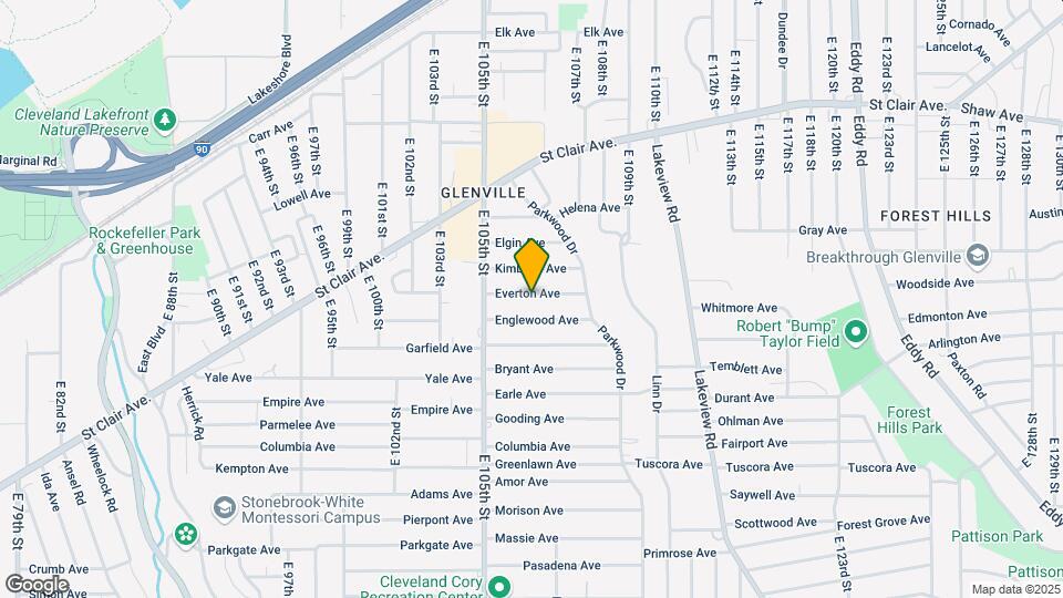 10616 Everton Ave Mapa y Detalles de la Ubicación