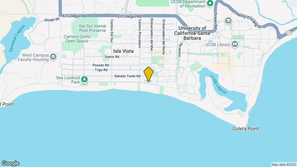 6573 Del Playa Dr Map and Location Details