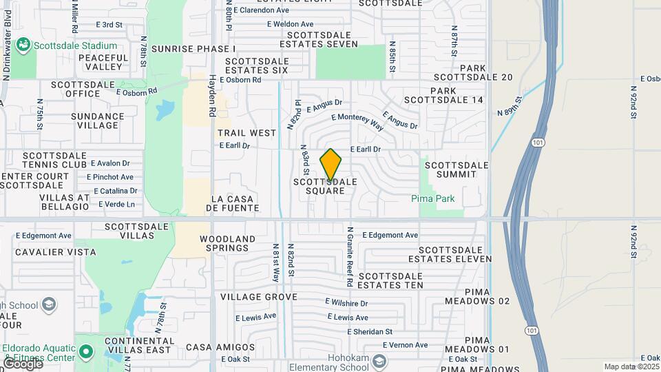 3027 N 83rd Pl Map and Location Details