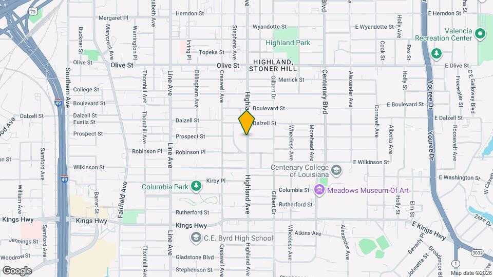 2432 Highland Ave Map and Location Details