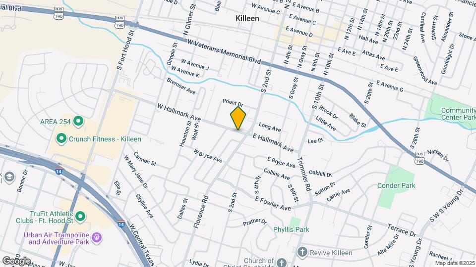 108 W Hallmark Ave Map and Location Details