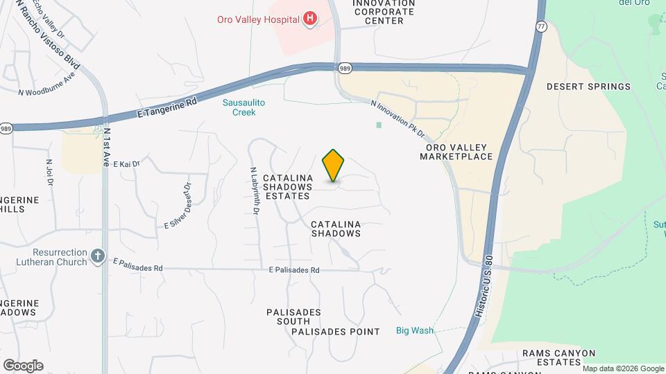 1681 E Moonshroud Dr Map and Location Details