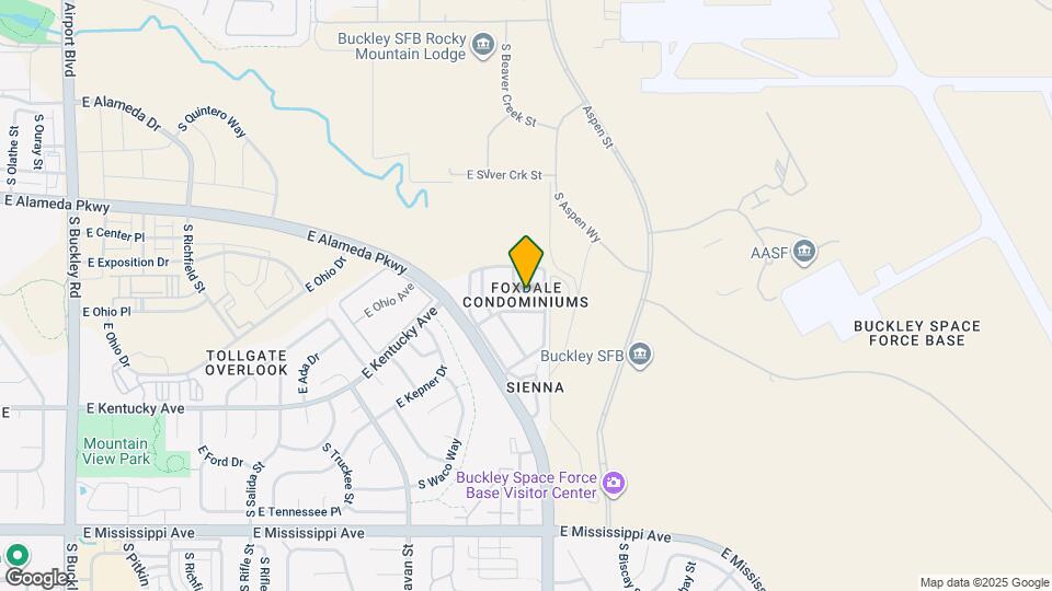 912 S Yampa St, Unit Foxdale Condominium Map and Location Details