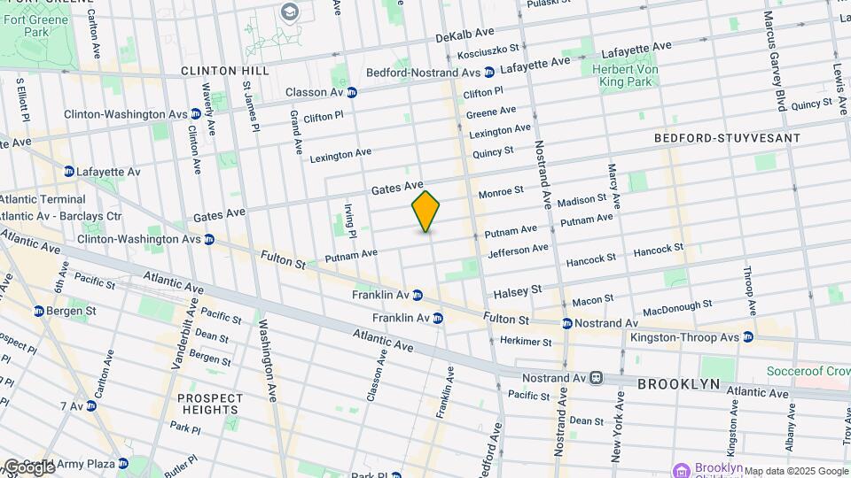 444 Franklin Ave-Unit -D Map and Location Details