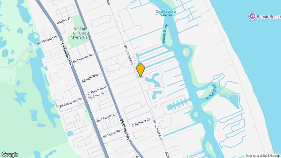 10380 SE Jupiter Narrows Dr Map and Location Details