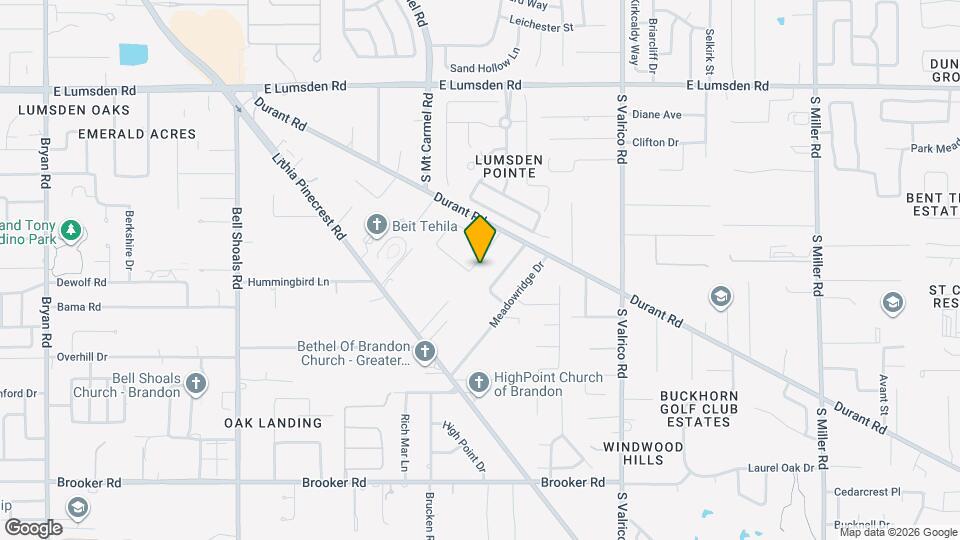 1513 Highcrest Cir Map and Location Details