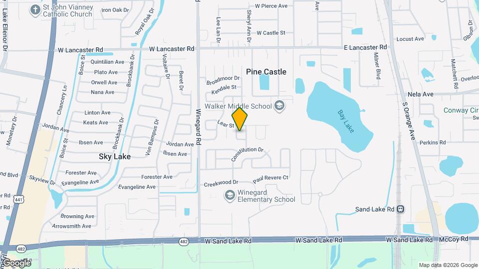 6733 Lodge Ave Map and Location Details