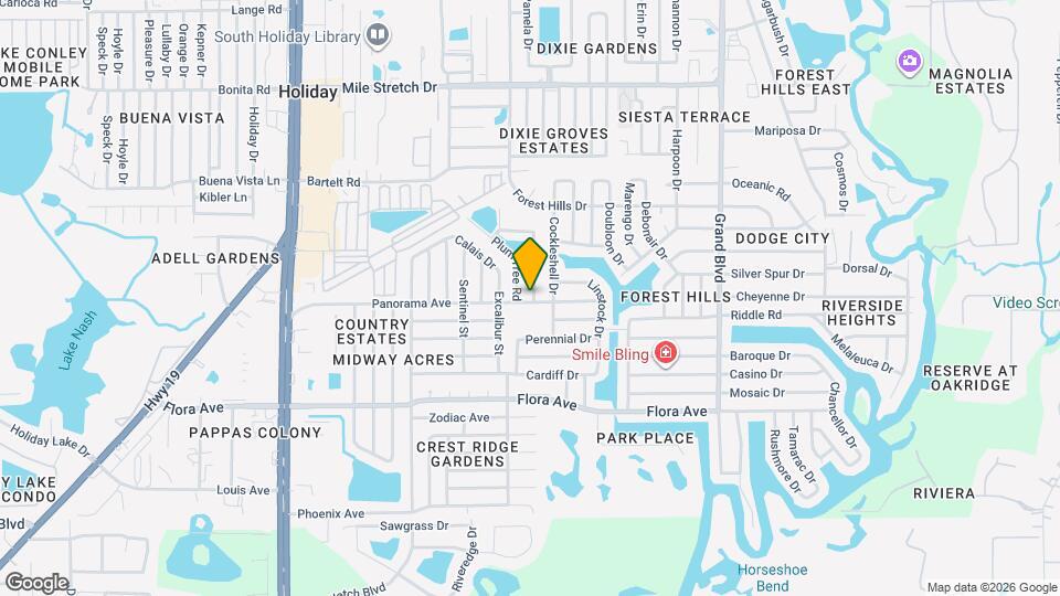 1505 Roundtree Rd Map and Location Details