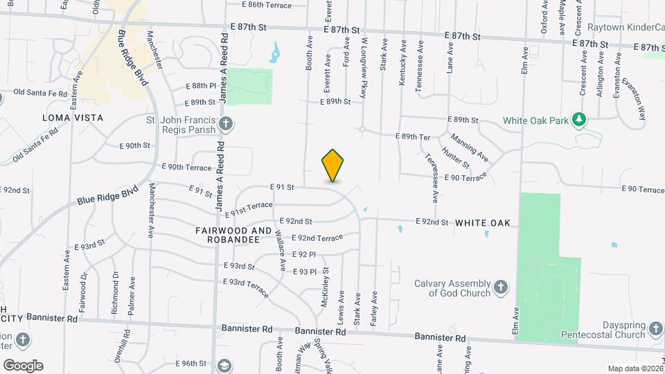 8702 E 91 St Map and Location Details