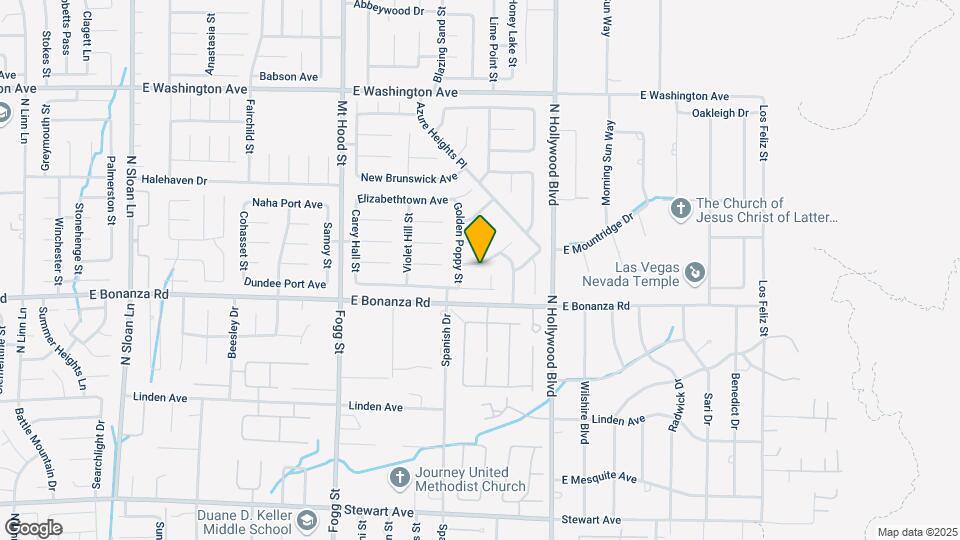 6551 E Alma White St Map and Location Details