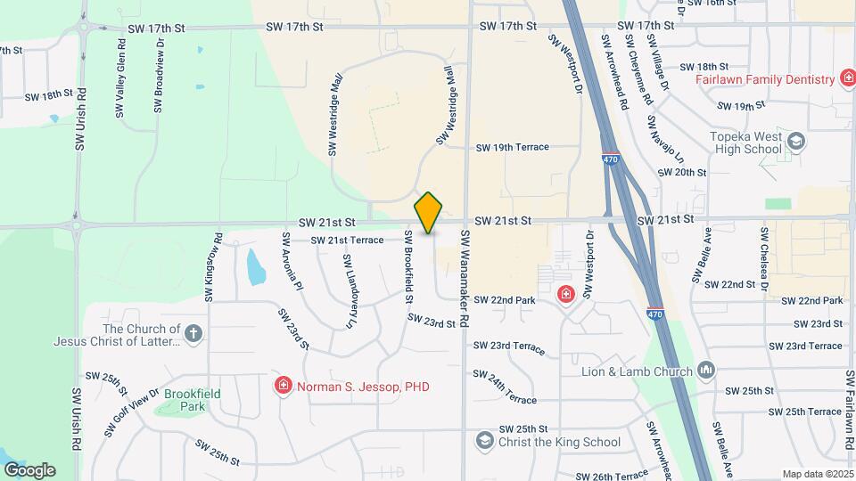 2115 SW Brandywine Ln Map and Location Details