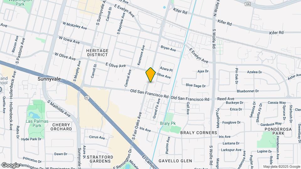 556 S Fair Oaks Ave Map and Location Details