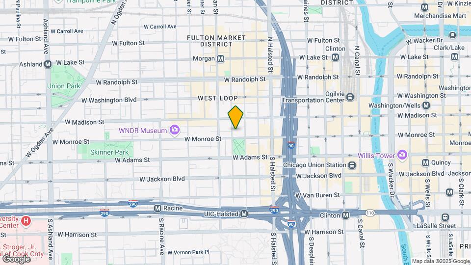 37 S Sangamon St Mapa y Detalles de la Ubicación