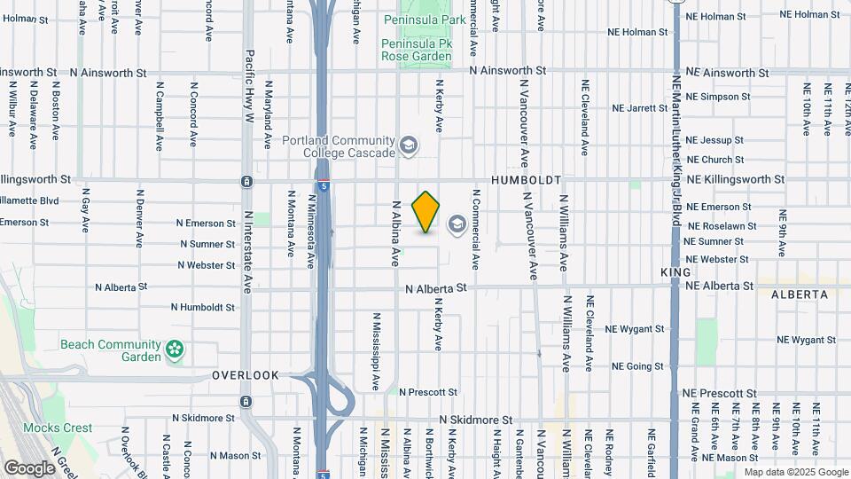 627 N Sumner St Map and Location Details