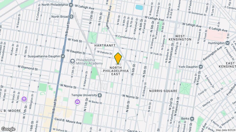 2225 N 8th St, Unit A Map and Location Details