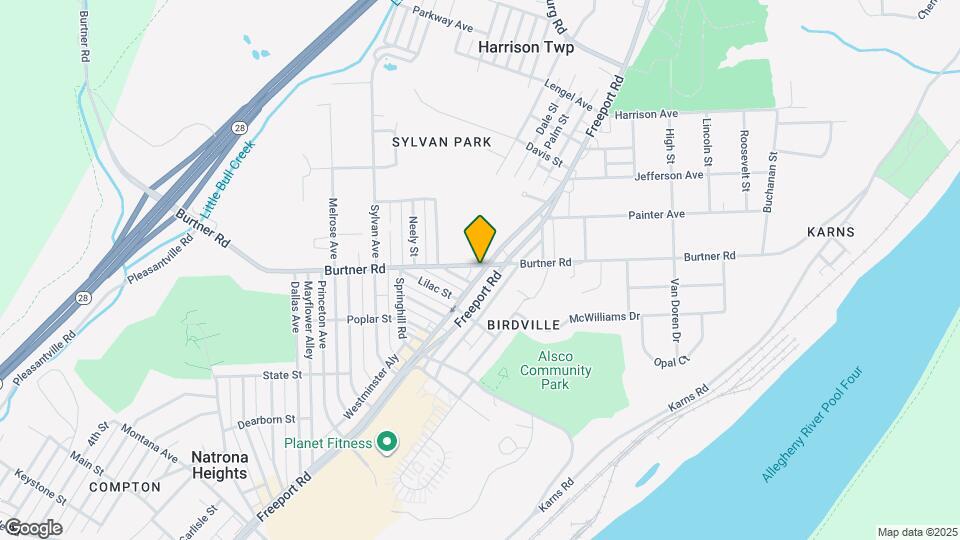 2227 Freeport Rd Map and Location Details