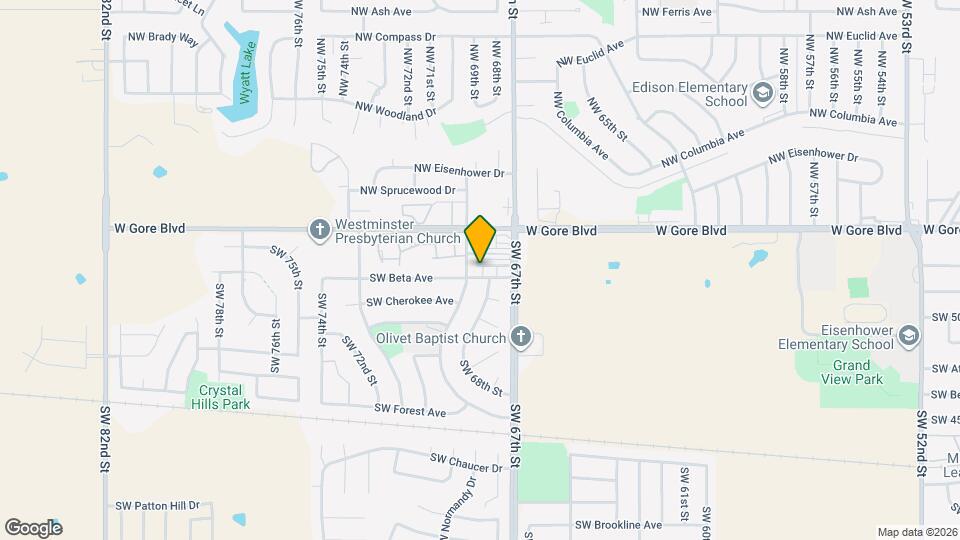 6709 SW Beta Ave Map and Location Details