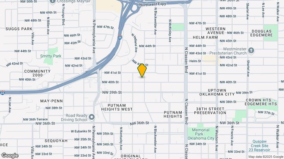1705 NW 40th St Map and Location Details