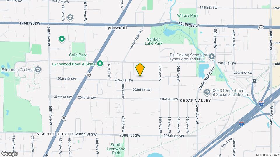 5805 202nd St SW, Unit 5805 Mapa y Detalles de la Ubicación