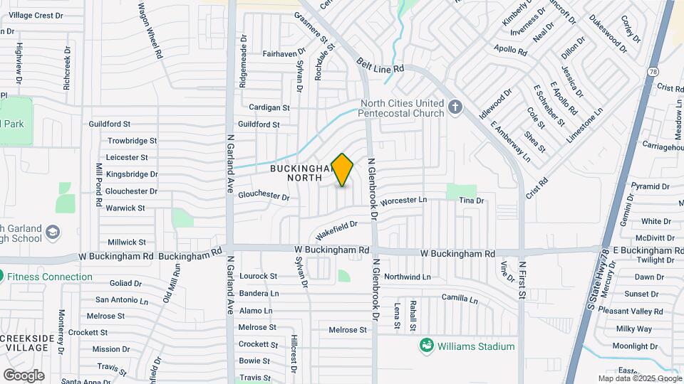 2114 Lansdowne Dr Map and Location Details