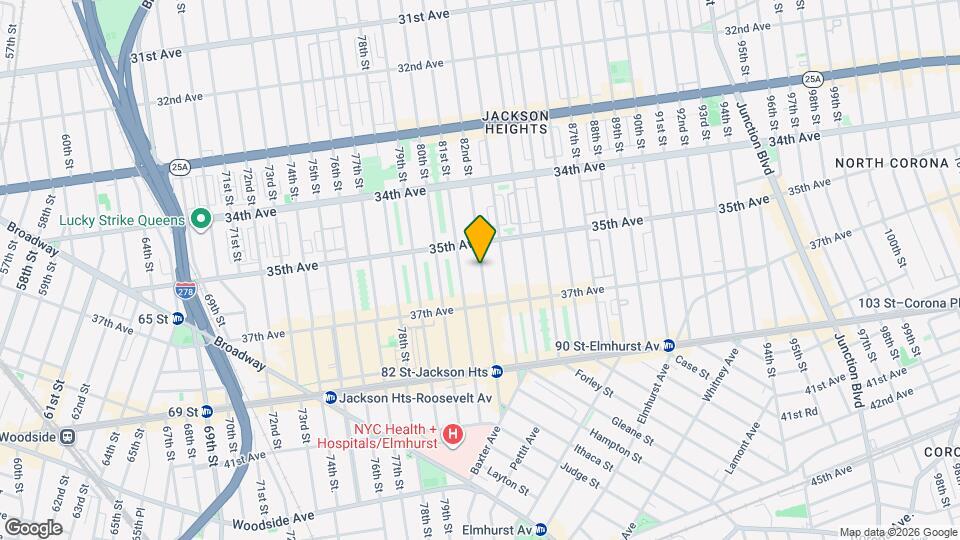 35-40 82nd St Map and Location Details