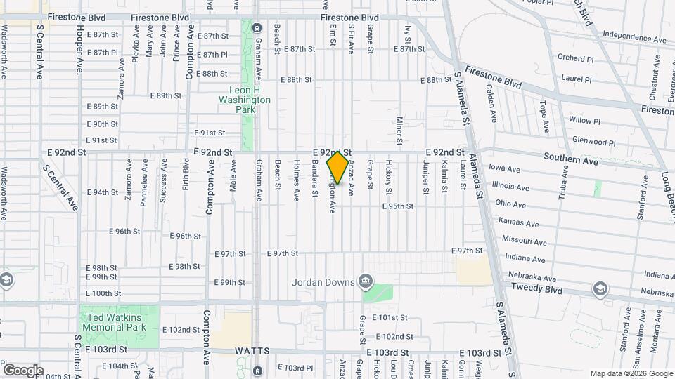 9412 Wilmington Ave Map and Location Details