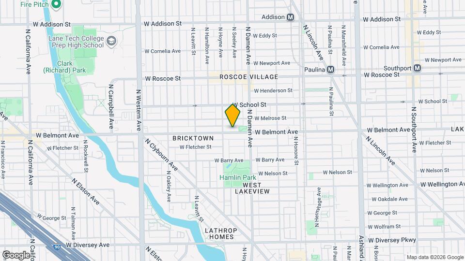 2044 W Belmont Ave Mapa y Detalles de la Ubicación