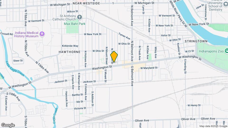 2246 W Washington St Map and Location Details