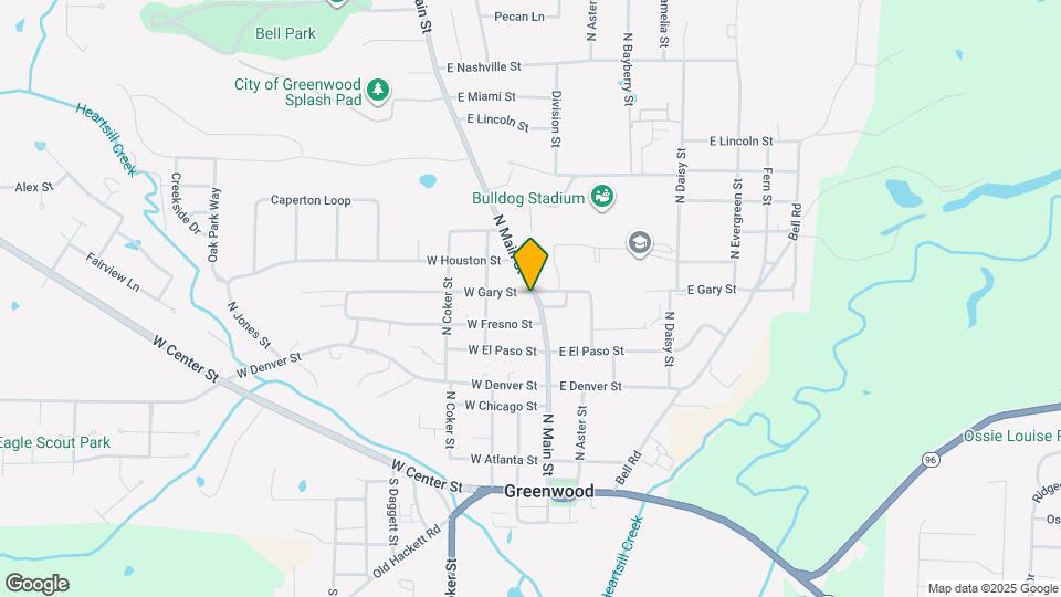 419 N Main St Map and Location Details