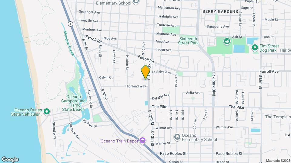 1192 S 13th St Map and Location Details