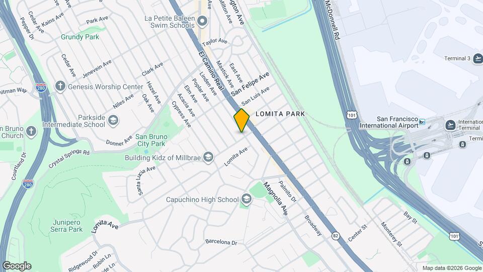 101 Linden Ave Map and Location Details