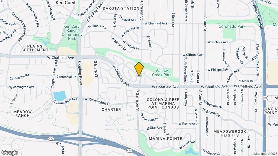 9623 W Chatfield Ave Map and Location Details