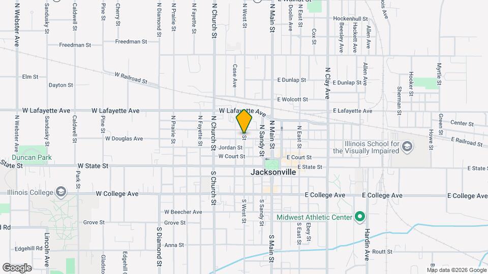 311 N West St Map and Location Details