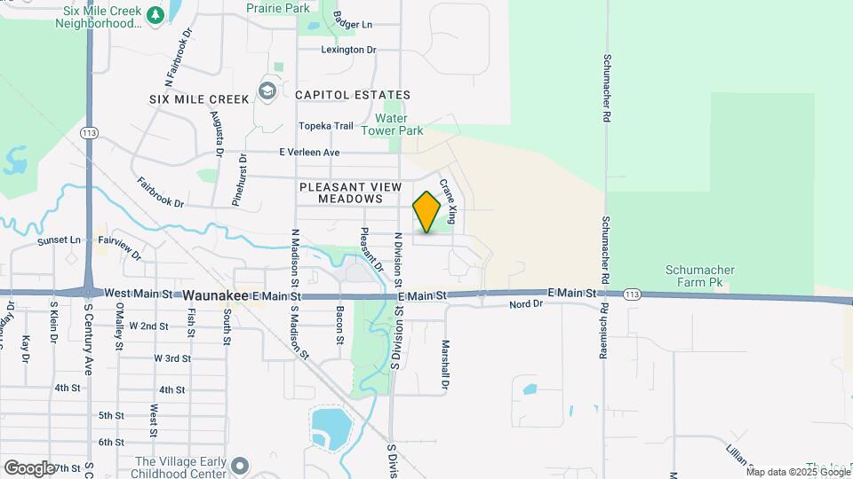 621 Hillcrest Dr Map and Location Details