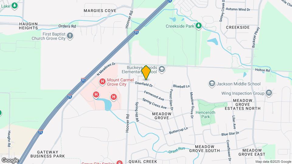 2404 Deerfield Dr, Unit 2404 Deerfield Drive Map and Location Details