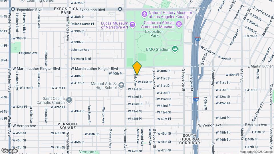 874 W 40th Pl Map and Location Details