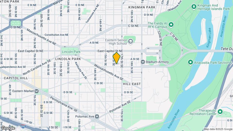 1606 Independence Avenue Map and Location Details