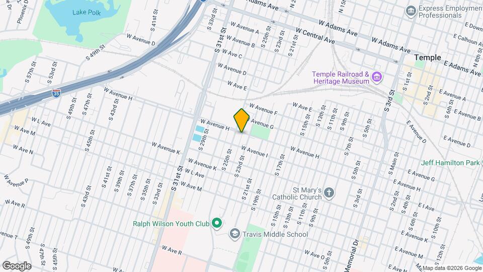 806 S 23rd St Map and Location Details