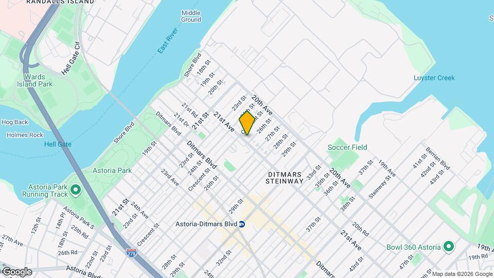 20-72-72 26th St Mapa y Detalles de la Ubicación