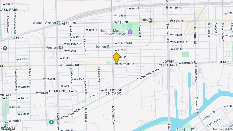 1945 W Cermak Rd Map and Location Details