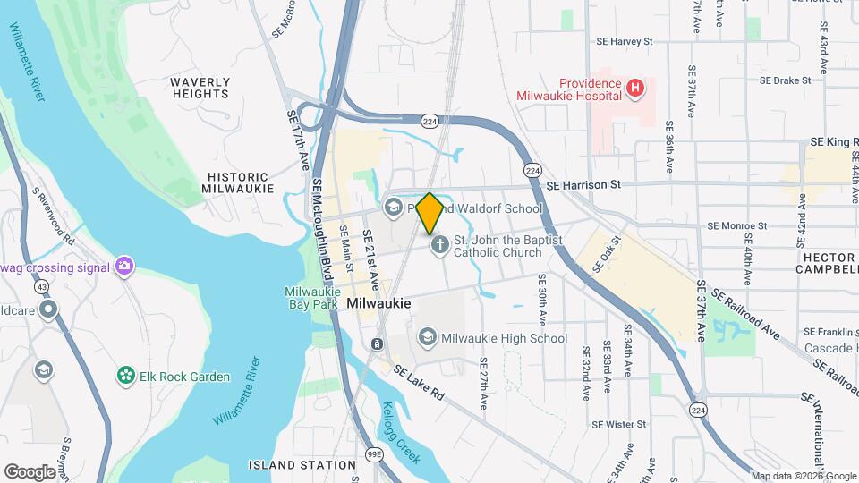 2425 SE Monroe St Mapa y Detalles de la Ubicación