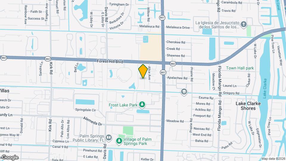 1153 Colonial Palms Way Map and Location Details